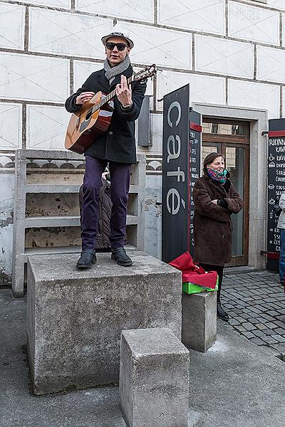 Masopustní průvod v Českém Krumlově, 17. února 2015