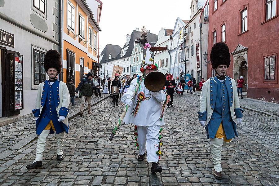 Carnival parade in Český Krumlov, 17th February 2015