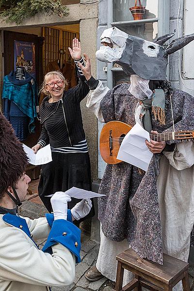 Carnival parade in Český Krumlov, 17th February 2015