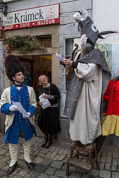 Carnival parade in Český Krumlov, 17th February 2015