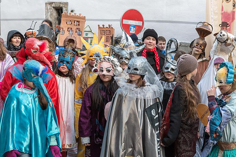 Carnival parade in Český Krumlov, 17th February 2015