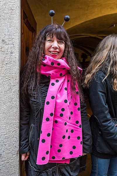 Carnival parade in Český Krumlov, 17th February 2015