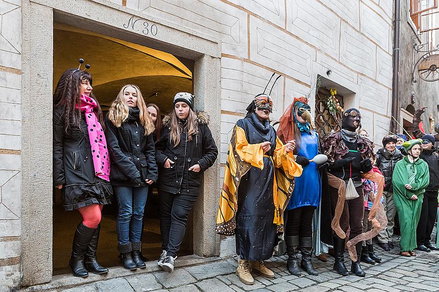 Carnival parade in Český Krumlov, 17th February 2015