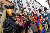 Karnevalsumzug, 17. Februar 2015, Fasching Český Krumlov, Foto: Lubor Mrázek