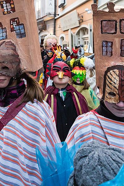 Carnival parade in Český Krumlov, 17th February 2015