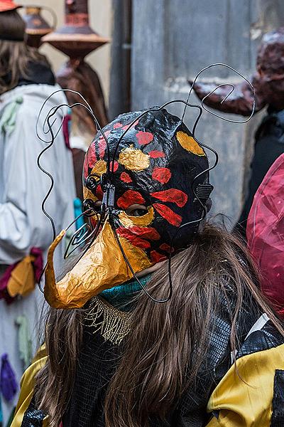 Carnival parade in Český Krumlov, 17th February 2015