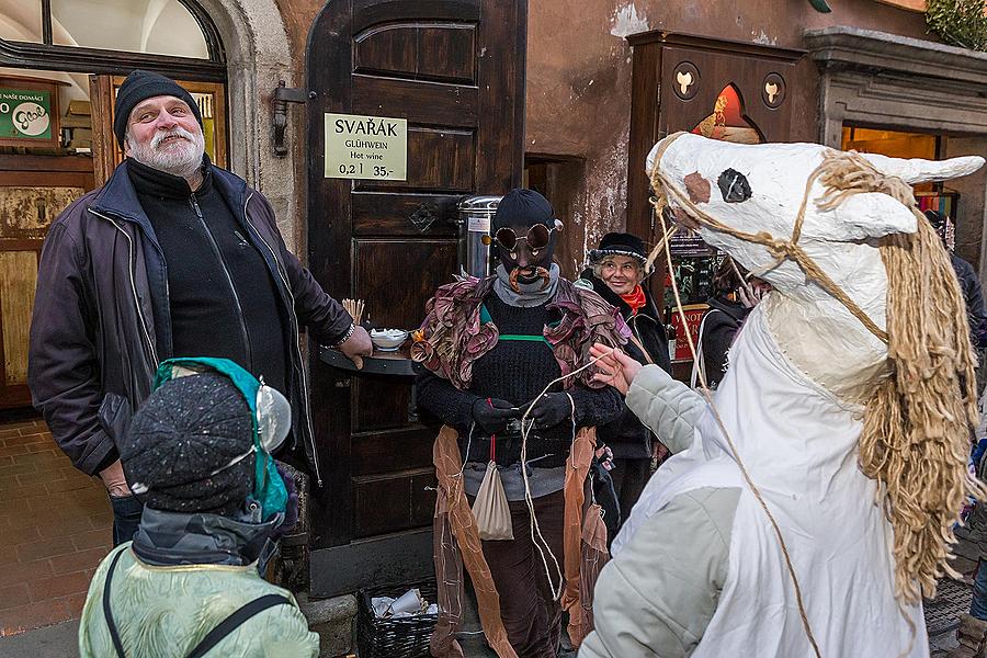 Carnival parade in Český Krumlov, 17th February 2015