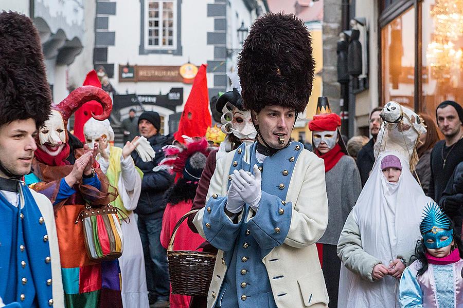 Carnival parade in Český Krumlov, 17th February 2015