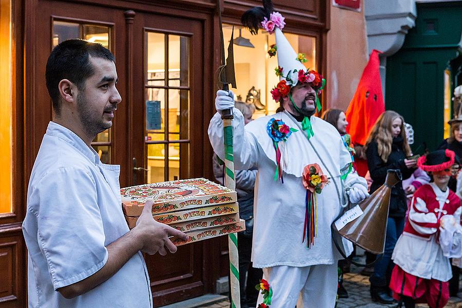 Masopustní průvod v Českém Krumlově, 17. února 2015