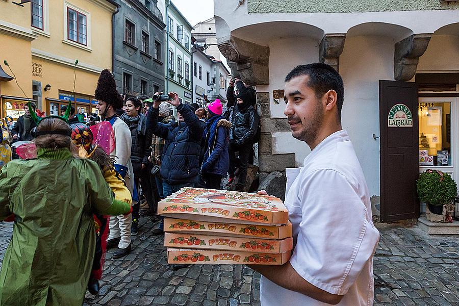 Carnival parade in Český Krumlov, 17th February 2015