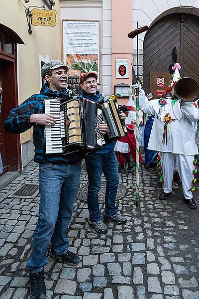 Masopustní průvod v Českém Krumlově, 17. února 2015