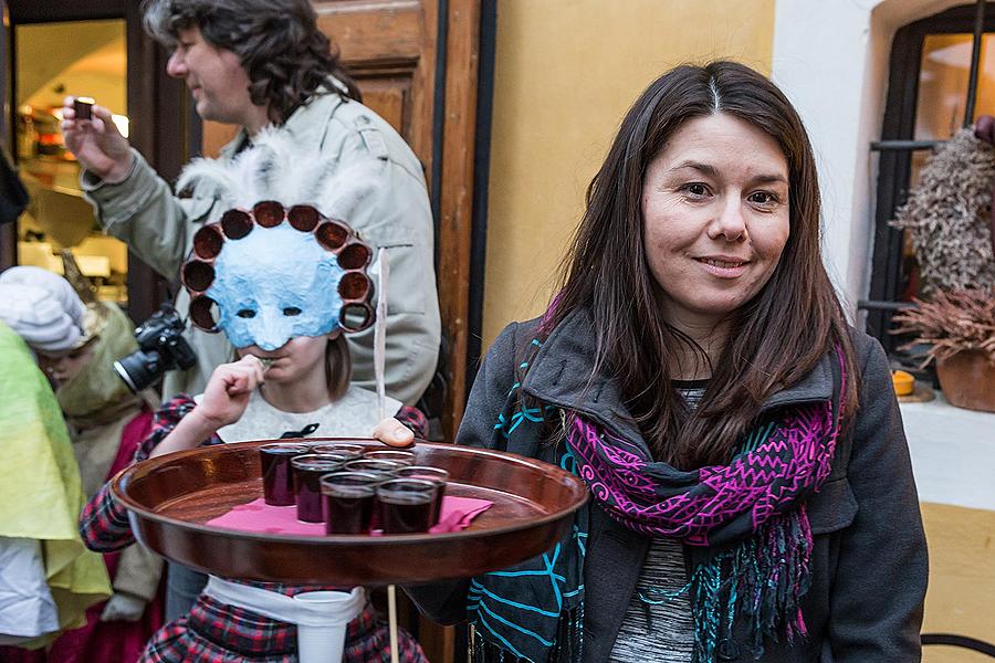 Carnival parade in Český Krumlov, 17th February 2015