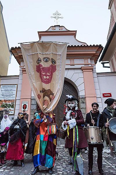 Carnival parade in Český Krumlov, 17th February 2015