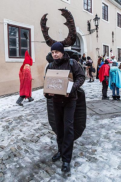 Carnival parade in Český Krumlov, 17th February 2015