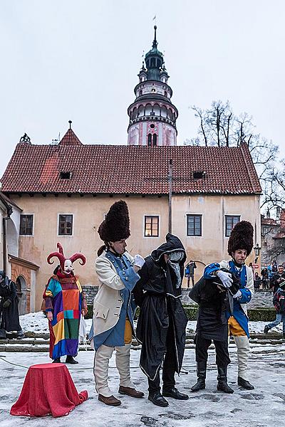 Carnival parade in Český Krumlov, 17th February 2015