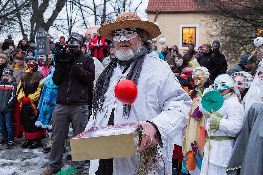 Masopustní průvod v Českém Krumlově, 17. února 2015