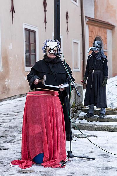 Masopustní průvod v Českém Krumlově, 17. února 2015