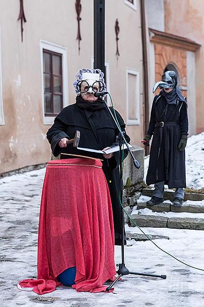 Carnival parade in Český Krumlov, 17th February 2015