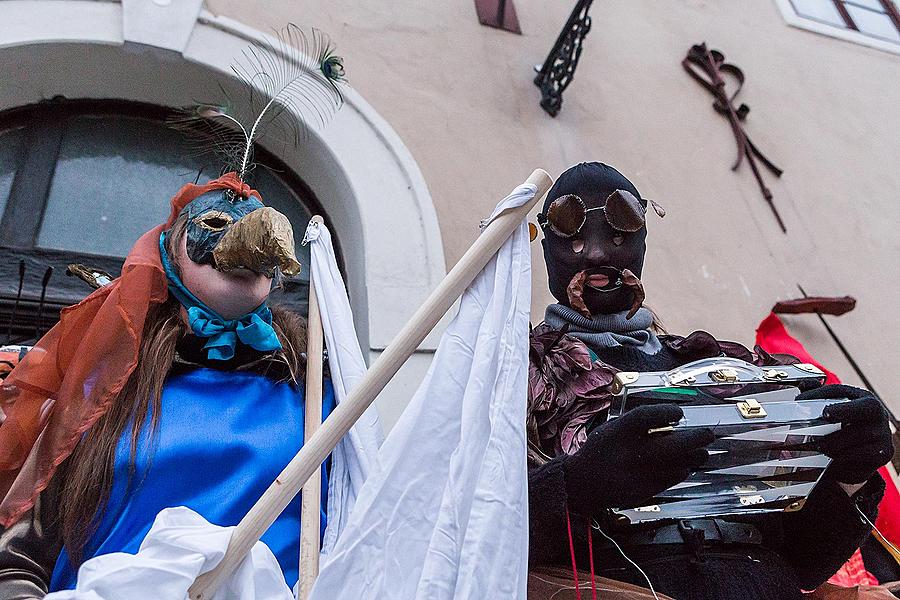 Carnival parade in Český Krumlov, 17th February 2015