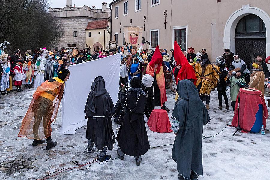 Masopustní průvod v Českém Krumlově, 17. února 2015