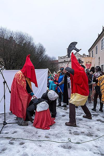 Masopustní průvod v Českém Krumlově, 17. února 2015