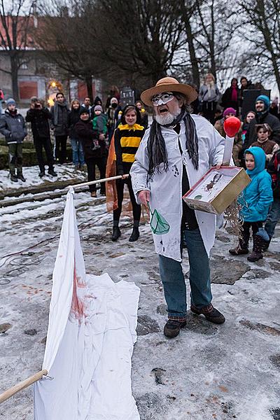 Carnival parade in Český Krumlov, 17th February 2015