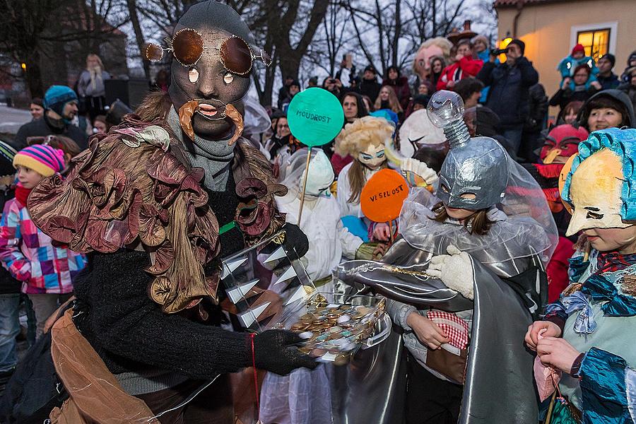 Masopustní průvod v Českém Krumlově, 17. února 2015