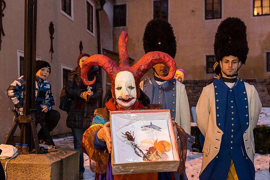 Carnival parade in Český Krumlov, 17th February 2015