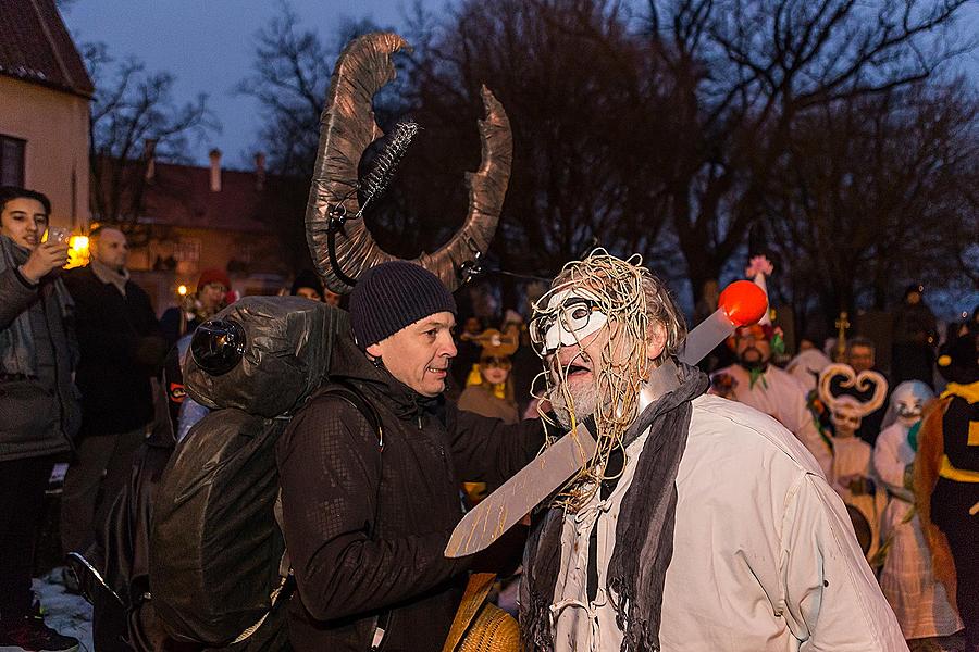 Carnival parade in Český Krumlov, 17th February 2015