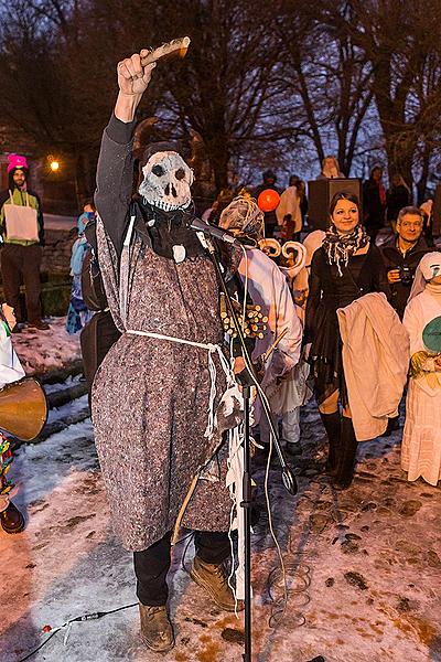 Carnival parade in Český Krumlov, 17th February 2015