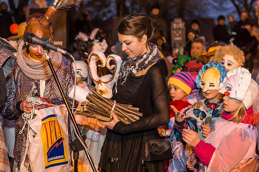 Carnival parade in Český Krumlov, 17th February 2015