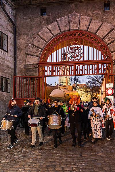 Carnival parade in Český Krumlov, 17th February 2015