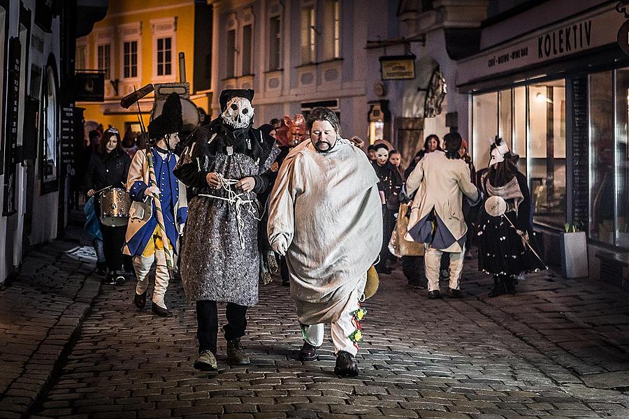 Carnival parade in Český Krumlov, 17th February 2015