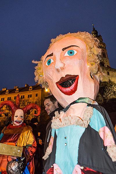 Carnival parade in Český Krumlov, 17th February 2015