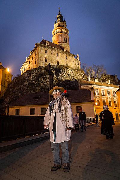 Carnival parade in Český Krumlov, 17th February 2015