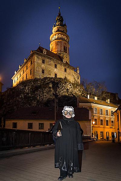 Carnival parade in Český Krumlov, 17th February 2015