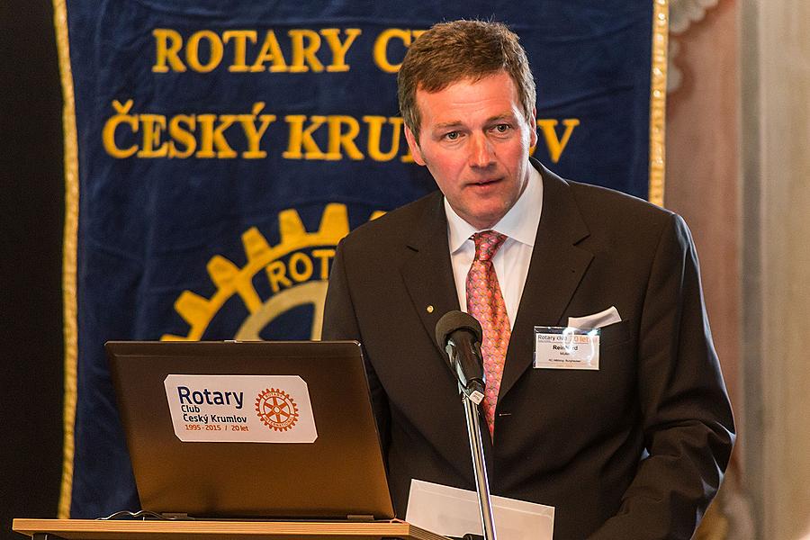 Oslava 20 let založení Rotary Clubu Český Krumlov, 11.4.2015