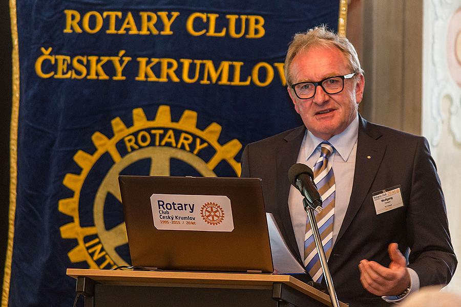 Oslava 20 let založení Rotary Clubu Český Krumlov, 11.4.2015