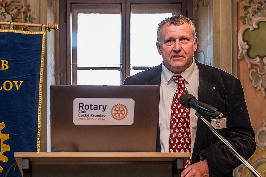 Oslava 20 let založení Rotary Clubu Český Krumlov, 11.4.2015