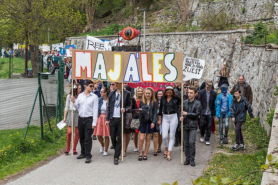 Studentský majáles II., Kouzelný Krumlov 2015