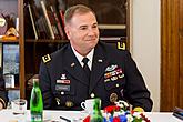 The USA ambassador to the Czech Republic Andrew H. Schapiro and the commander of US forces in Europe, Gen. Frederick B. Hodges in Český Krumlov, 8.5.2015, photo by: Lubor Mrázek