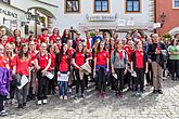 Ceremonial unveiling of a memorial plaque, townsquare Svornosti Český Krumlov, 8.5.2015, photo by: Lubor Mrázek