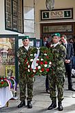 Ceremonial unveiling of a memorial plaque, townsquare Svornosti Český Krumlov, 8.5.2015, Foto: Lubor Mrázek