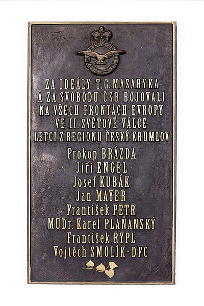 Ceremonial unveiling of a memorial plaque, townsquare Svornosti Český Krumlov, 8.5.2015