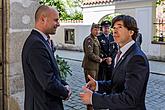 The USA ambassador to the Czech Republic Andrew H. Schapiro and the commander of US forces in Europe, Gen. Frederick B. Hodges in Český Krumlov, 8.5.2015, photo by: Lubor Mrázek