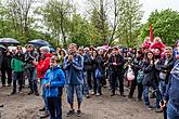 Show of WWII military equipment and battle demonstration in Český Krumlov, 9.5.2015, Foto: Lubor Mrázek