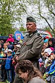 Show of WWII military equipment and battle demonstration in Český Krumlov, 9.5.2015, photo by: Lubor Mrázek