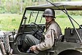 Show of WWII military equipment and battle demonstration in Český Krumlov, 9.5.2015, Foto: Lubor Mrázek