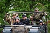 Show of WWII military equipment and battle demonstration in Český Krumlov, 9.5.2015, photo by: Lubor Mrázek