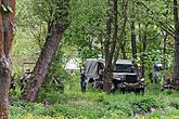 Show of WWII military equipment and battle demonstration in Český Krumlov, 9.5.2015, photo by: Lubor Mrázek